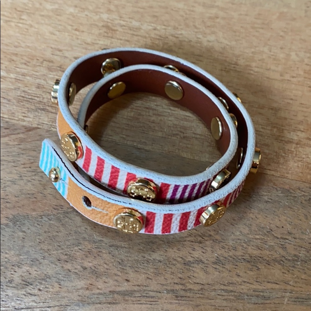 EUC Tory Burch double wrap bracelet